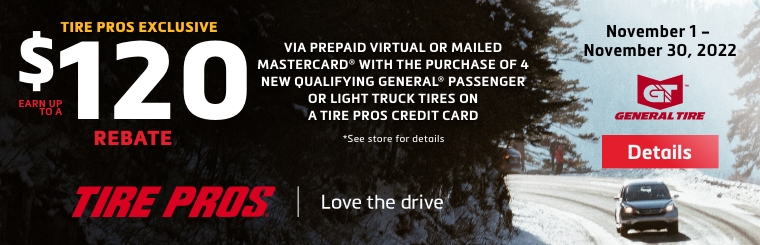 General Tire Winter 2022 Special | RJ's Tire Pros & Auto Experts