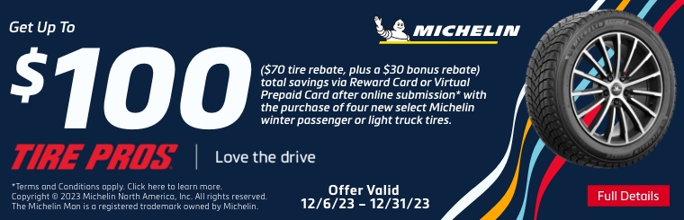 Michelin Rebate | Chelsea Tire Pros